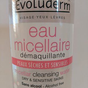 FRENCH MICELLAIRE WATER Evoluderm Micellar Cleansing Water DRY & SENSITIVE SKINS